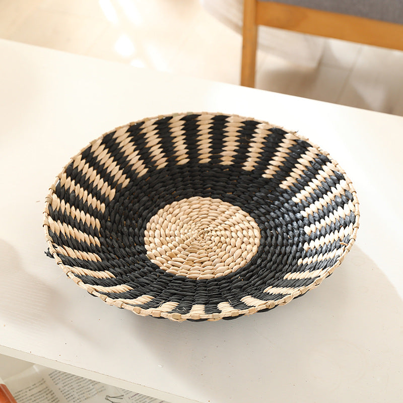 Artisan Handwoven Straw Wall Decor