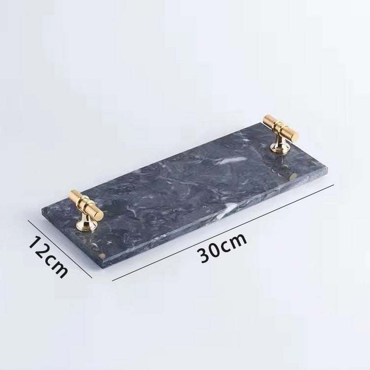 Natural Marble Serving Tray