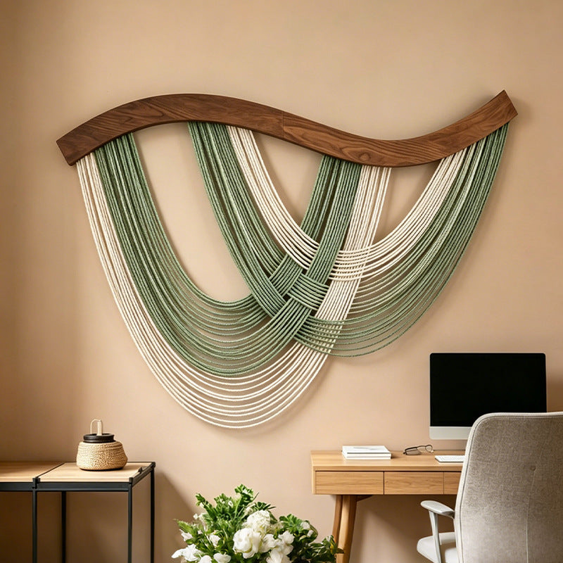 Textured Cotton Rope Wall Tapestry