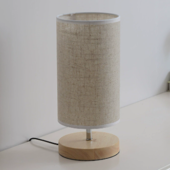 Pleated Linen Shade Table Lamp