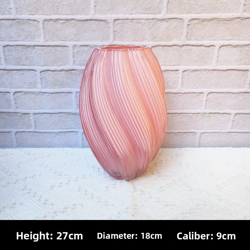 Handcrafted Luminous Glass Vase