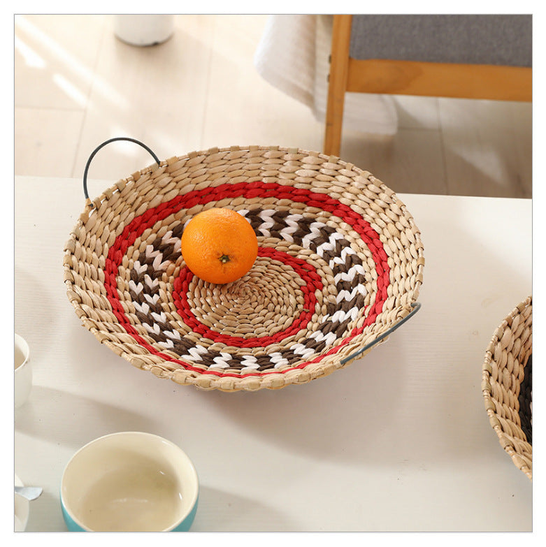 Artisan Handwoven Straw Wall Decor