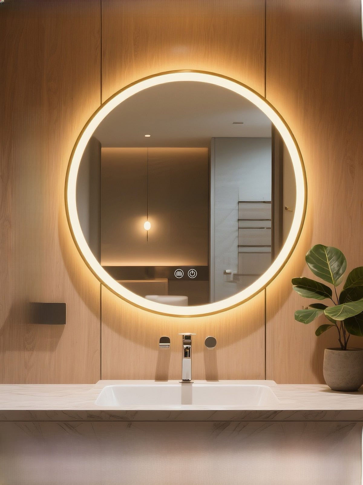 Anti-Fog LED Bathroom Mirror