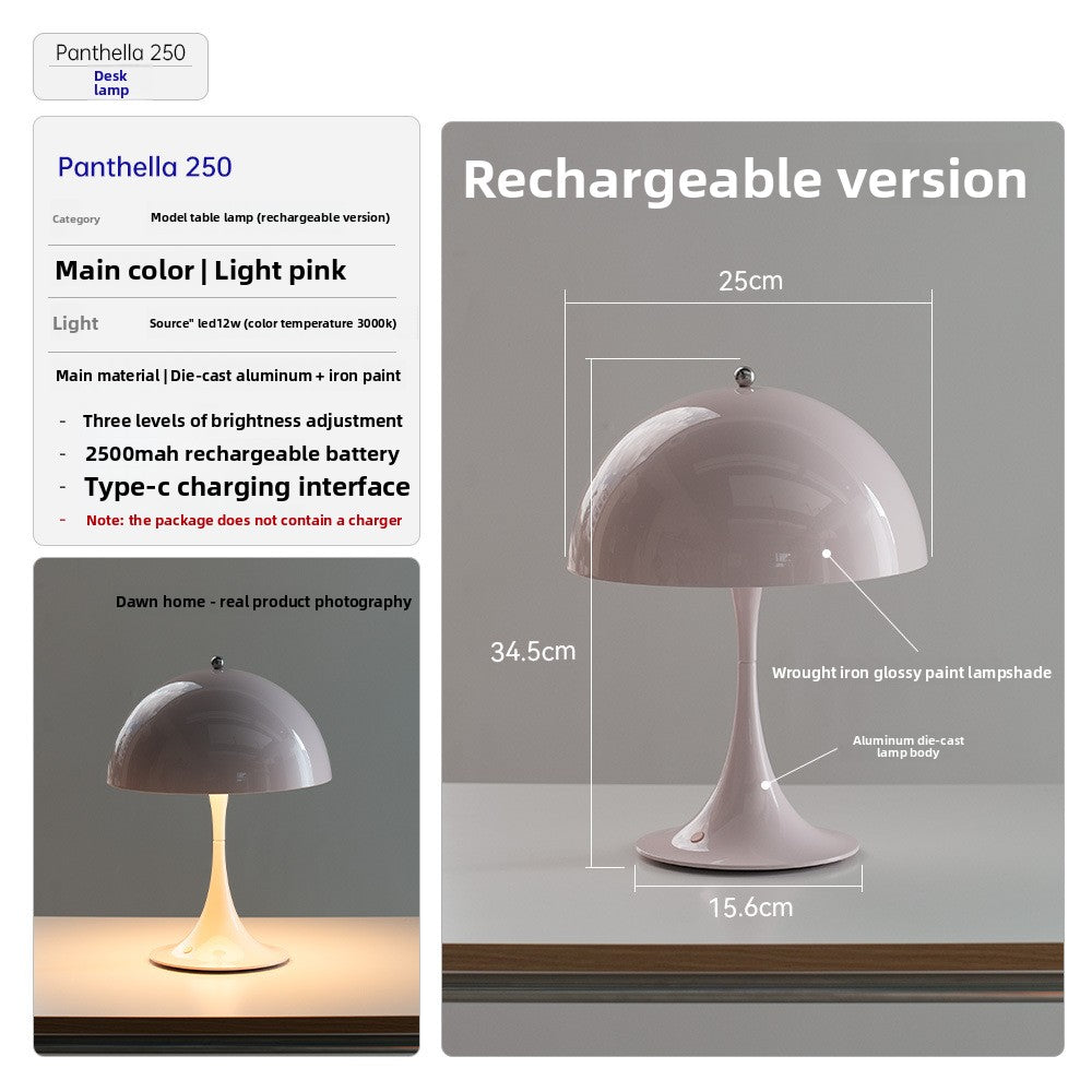 Sculptural Mushroom Table Lamp
