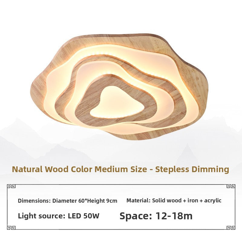 Dimmable Wooden LED Ceiling Light