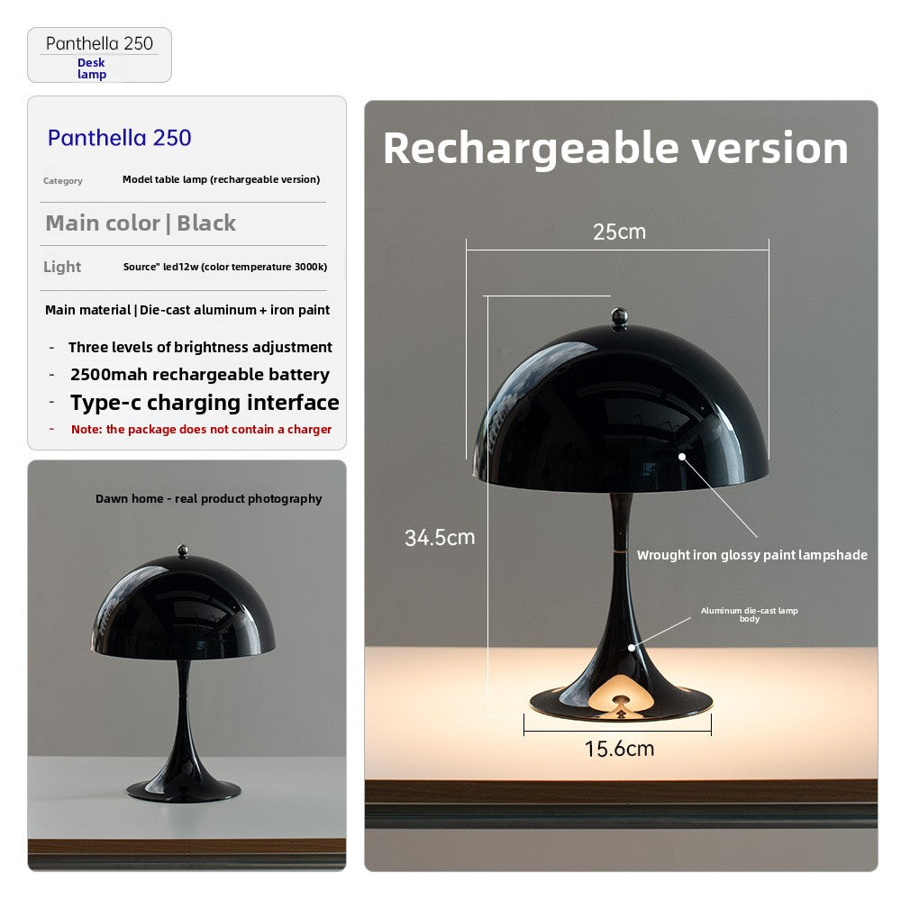 Sculptural Mushroom Table Lamp