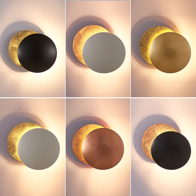 Sculptural Lunar Eclipse Wall Light