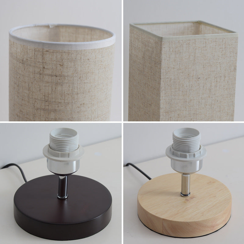 Pleated Linen Shade Table Lamp