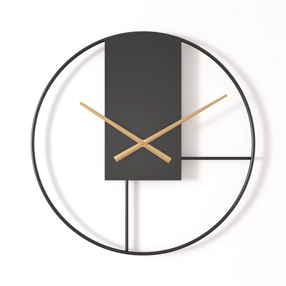 Large Metal Wall Clock
