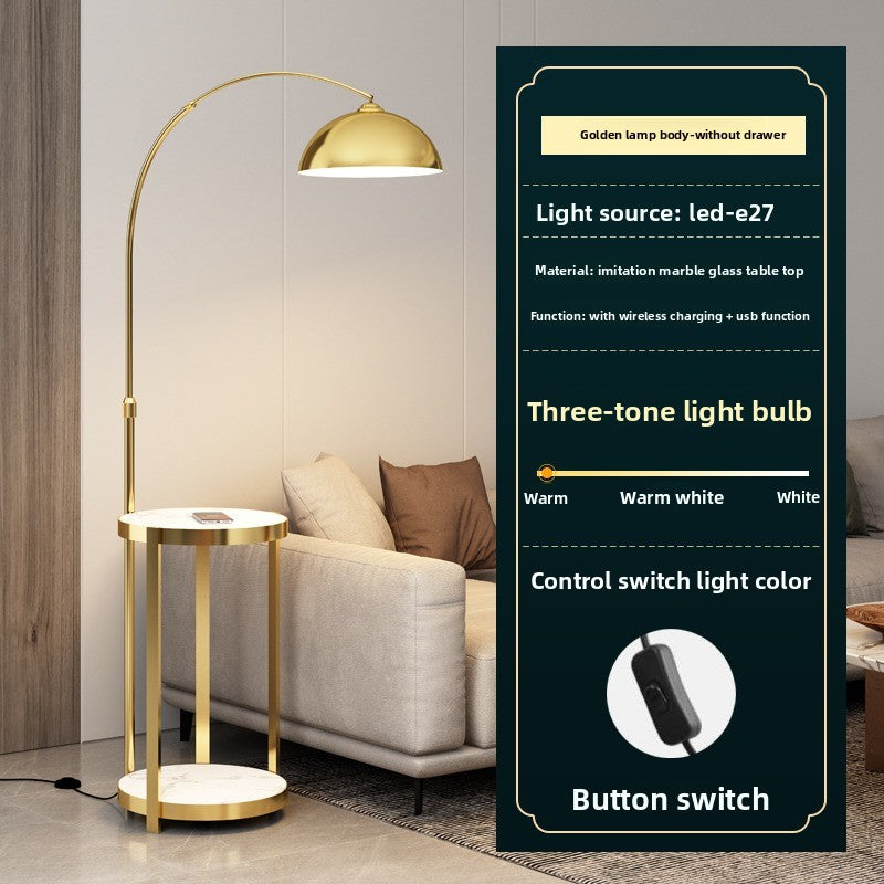 Dimmable Wireless Charging Floor Lamp