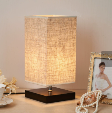 Pleated Linen Shade Table Lamp