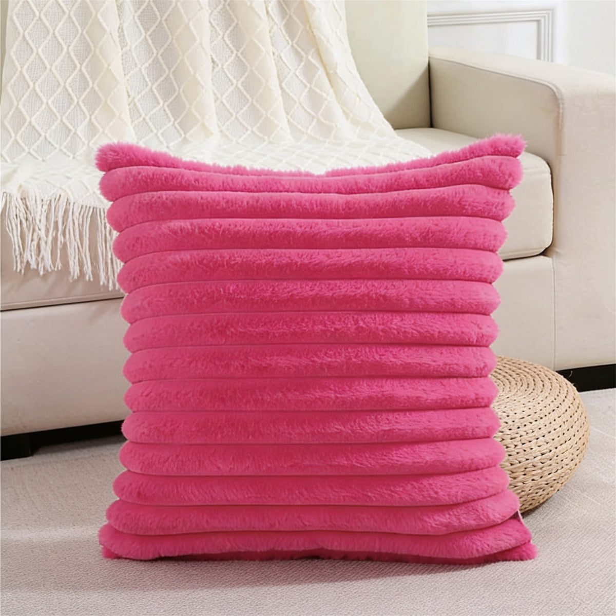 Soft Rectangular Cushion Cover