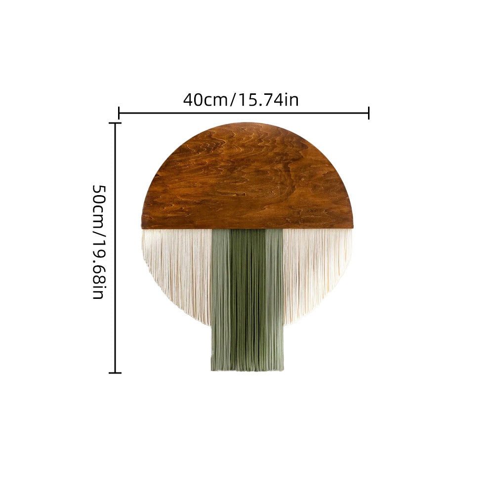 Handcrafted Woven Round Wall Tapestry