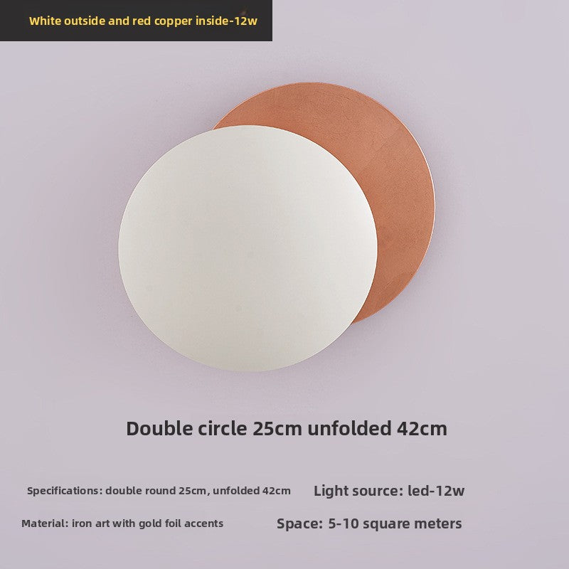 Sculptural Lunar Eclipse Wall Light