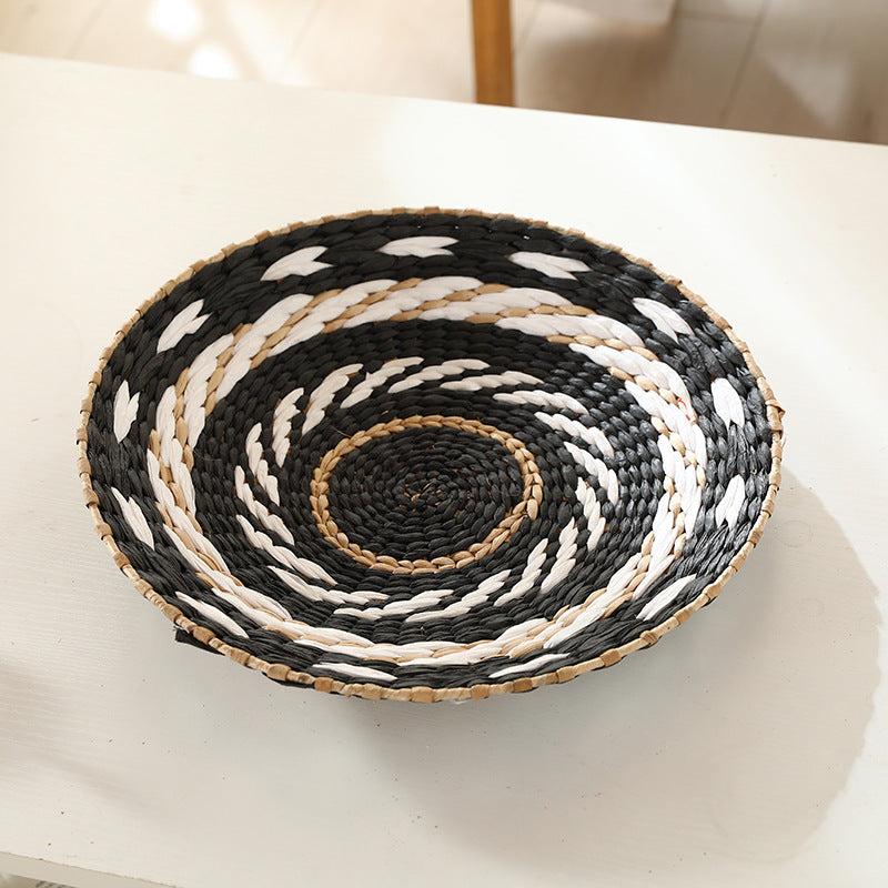 Artisan Handwoven Straw Wall Decor
