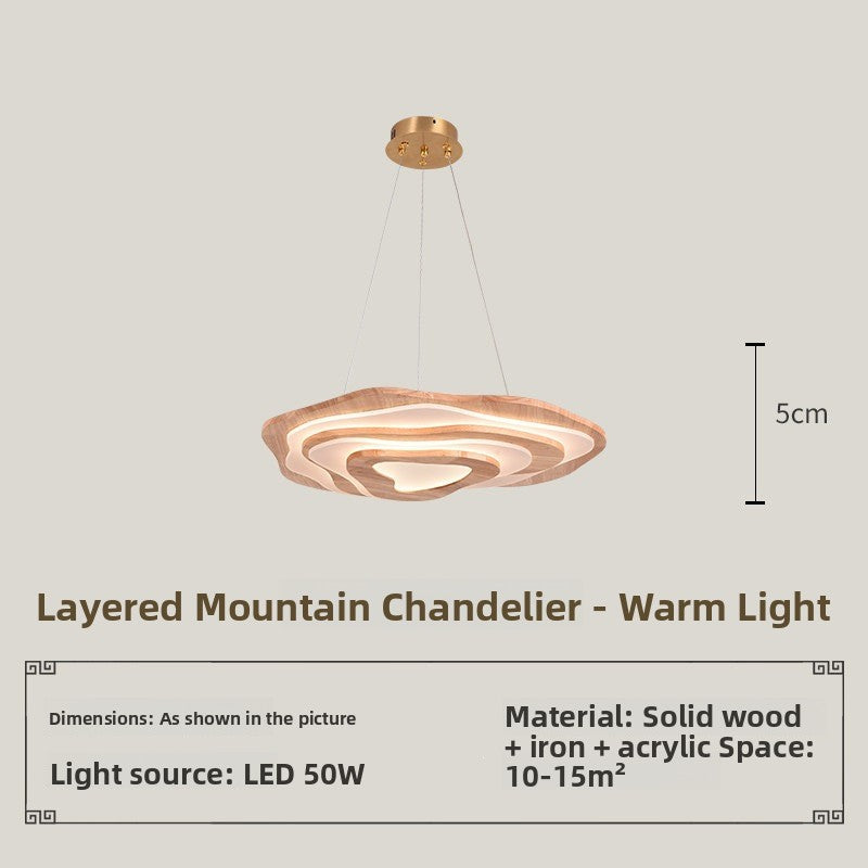 Dimmable Wooden LED Ceiling Light