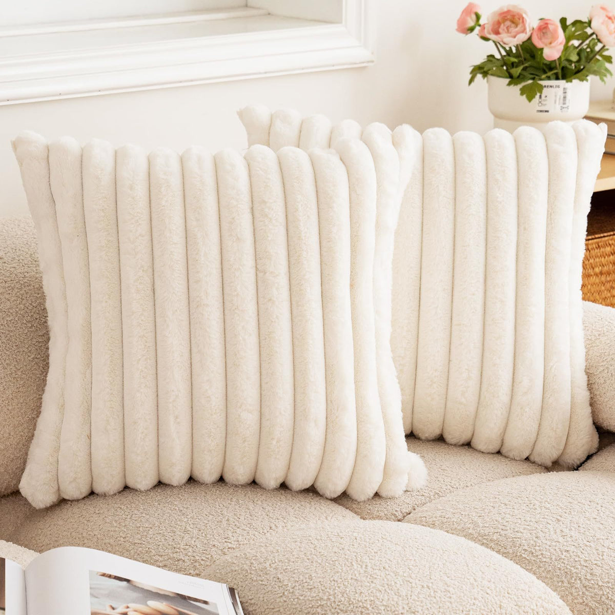 Soft Rectangular Cushion Cover