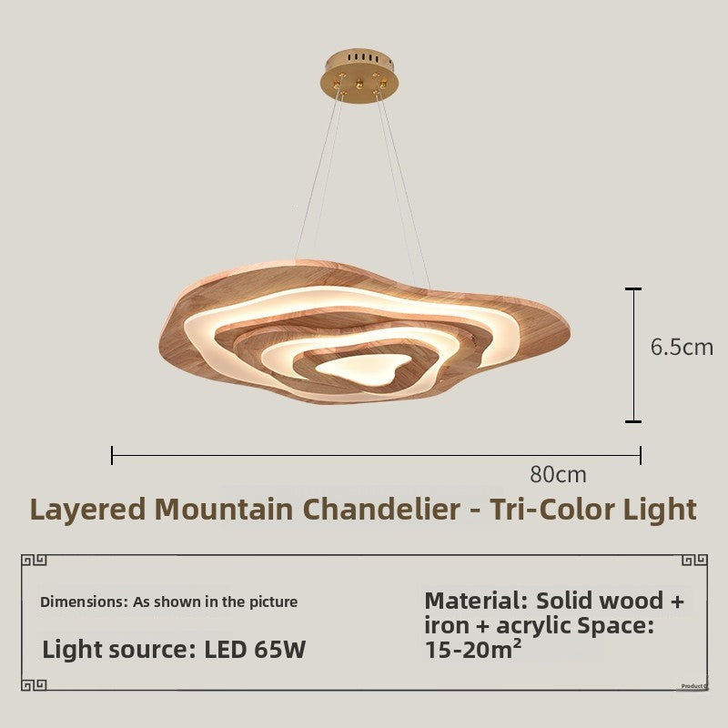 Dimmable Wooden LED Ceiling Light