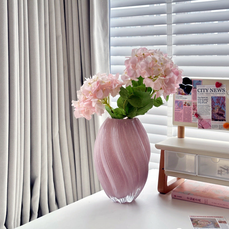 Handcrafted Luminous Glass Vase