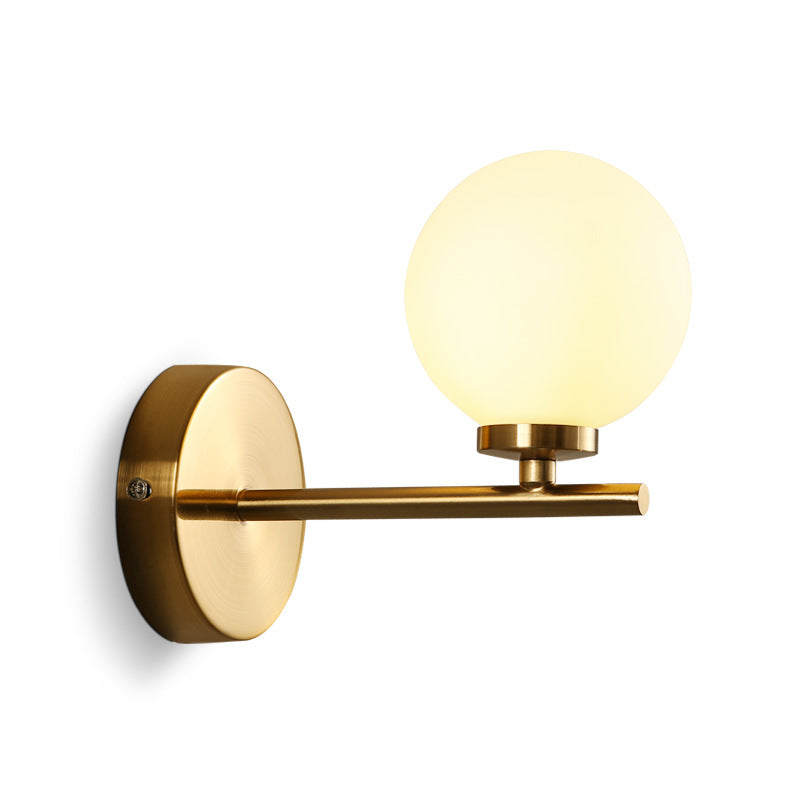Electroplated Gold Glass Wall Light