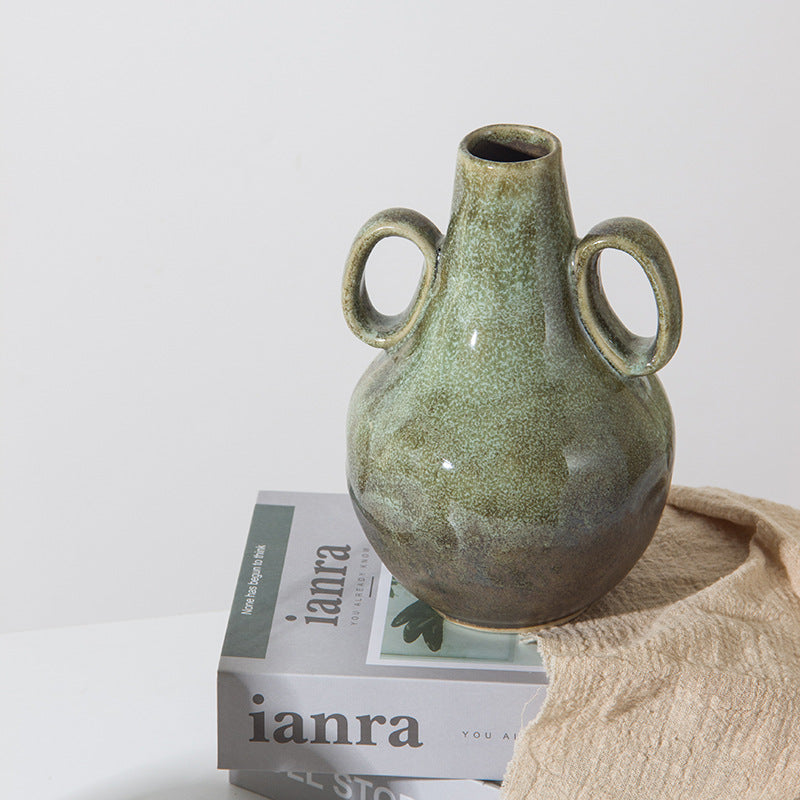 Glazed Ceramic Flower Vase
