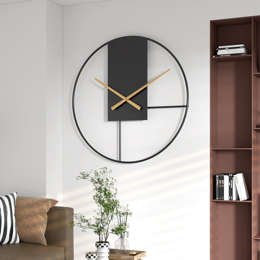 Large Metal Wall Clock