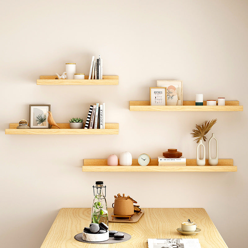 Slimline Solid Wood Wall Shelf