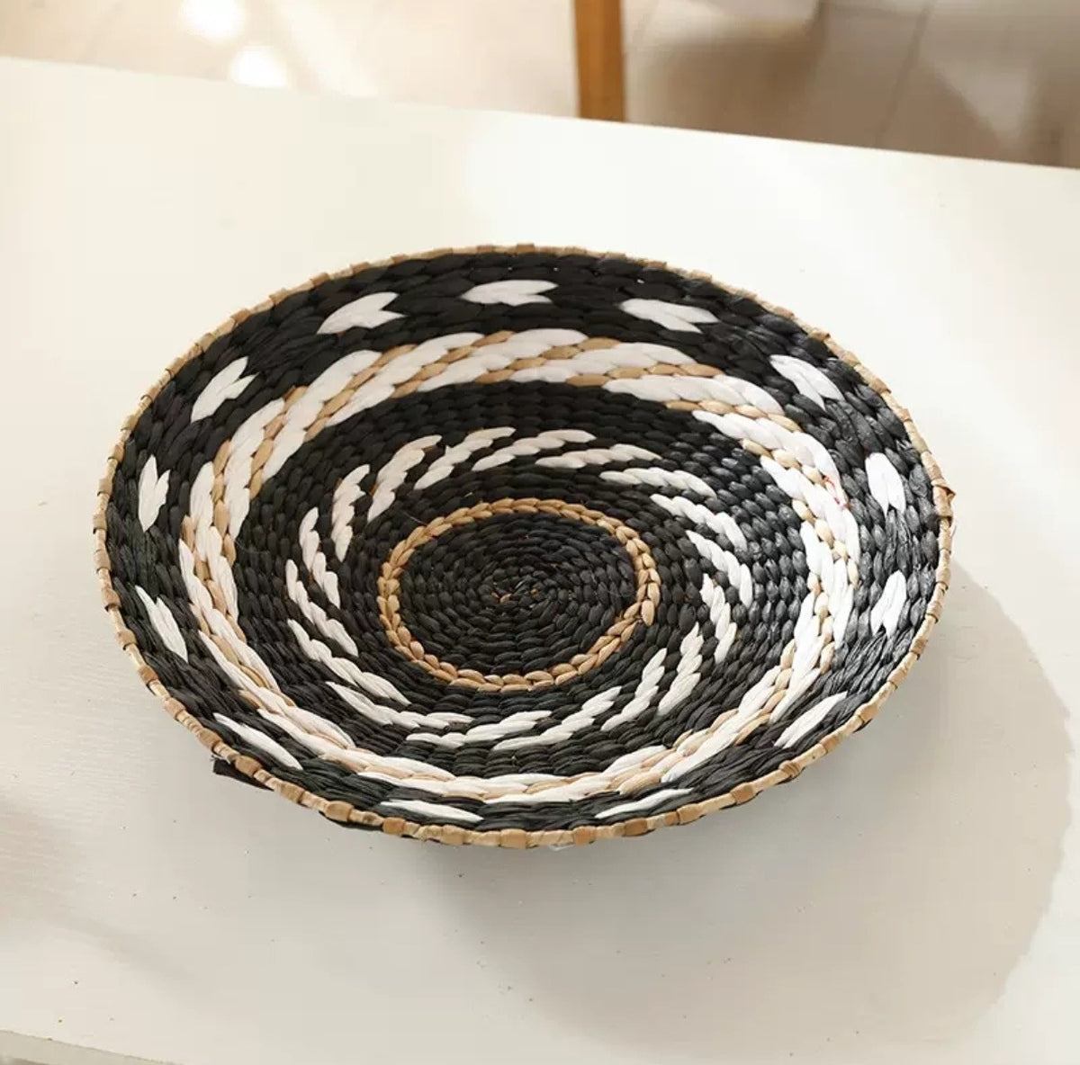 Artisan Handwoven Straw Wall Decor