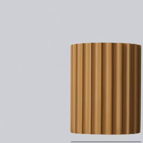 Sculpted Resin LED Wall Light