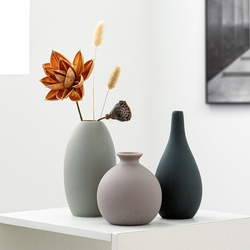 Handmade Morandi Ceramic Vase