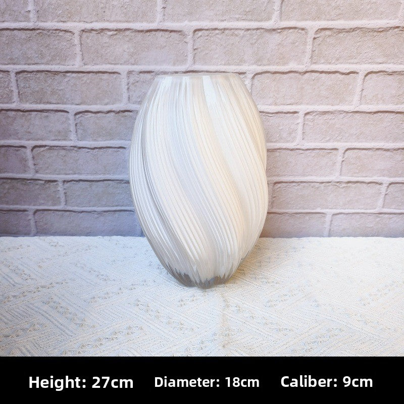 Handcrafted Luminous Glass Vase