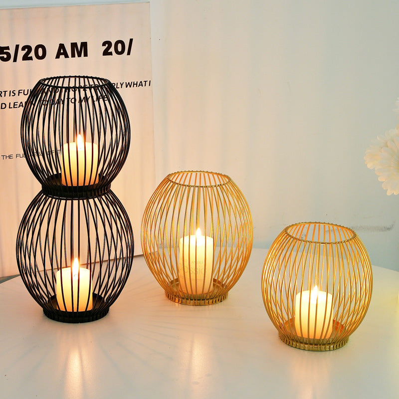 Sturdy Iron Candle Holder