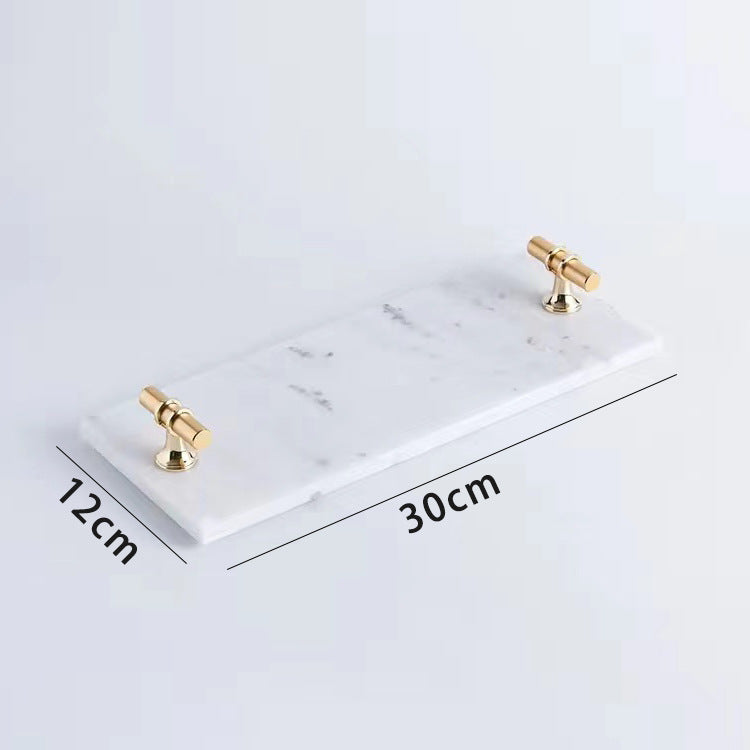 Natural Marble Serving Tray