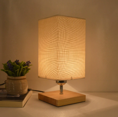 Pleated Linen Shade Table Lamp