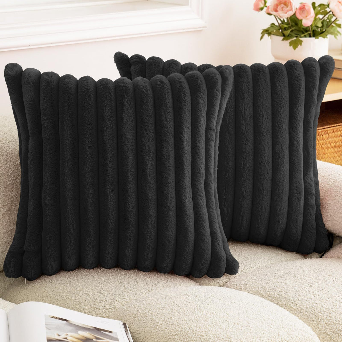 Soft Rectangular Cushion Cover
