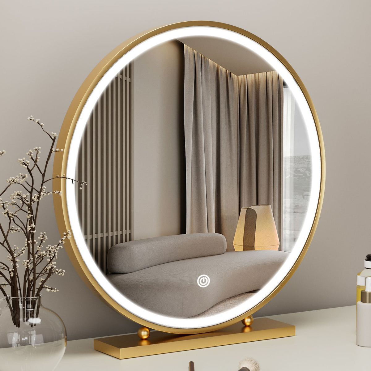 Smart Dimmable LED Vanity Mirror