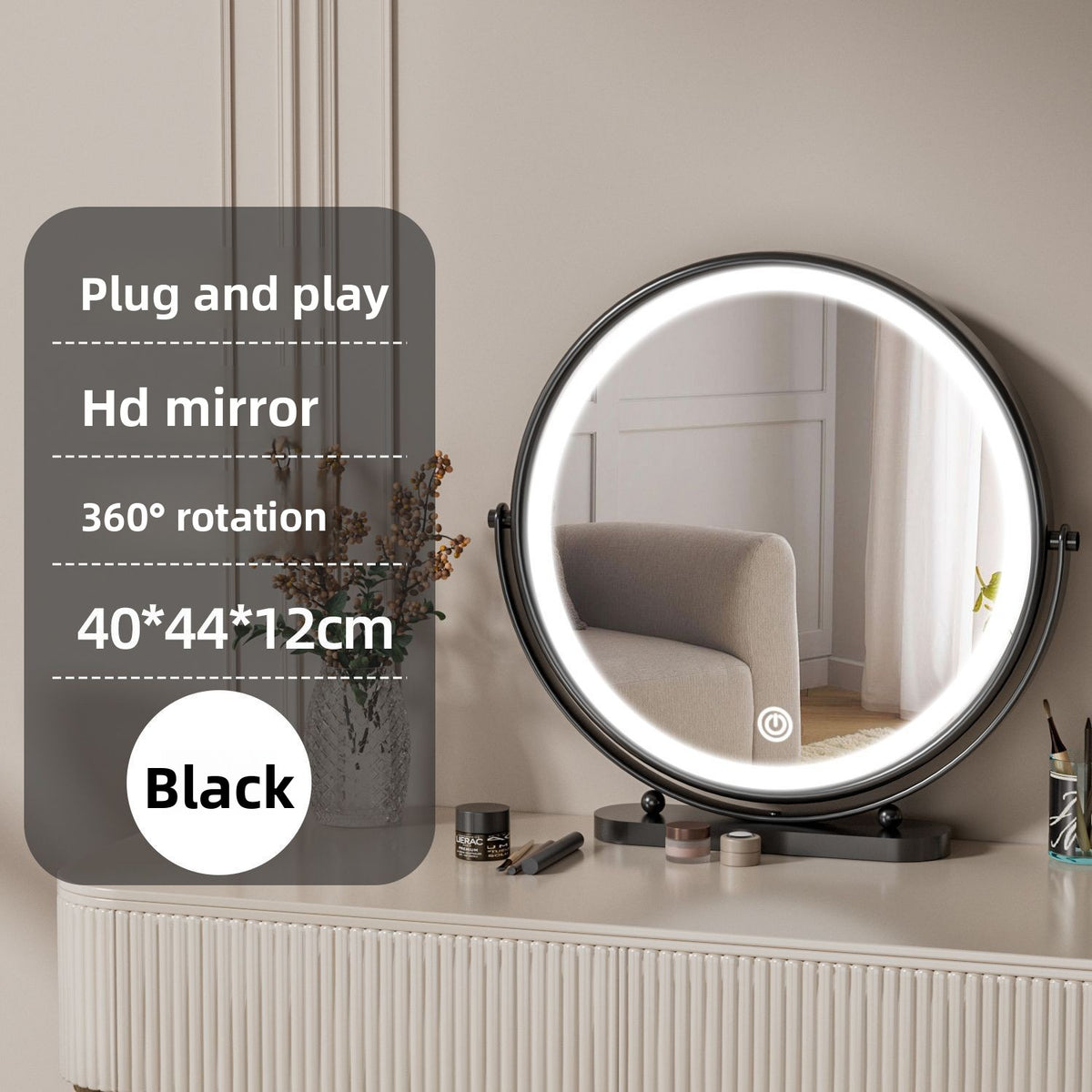 Smart Dimmable LED Vanity Mirror