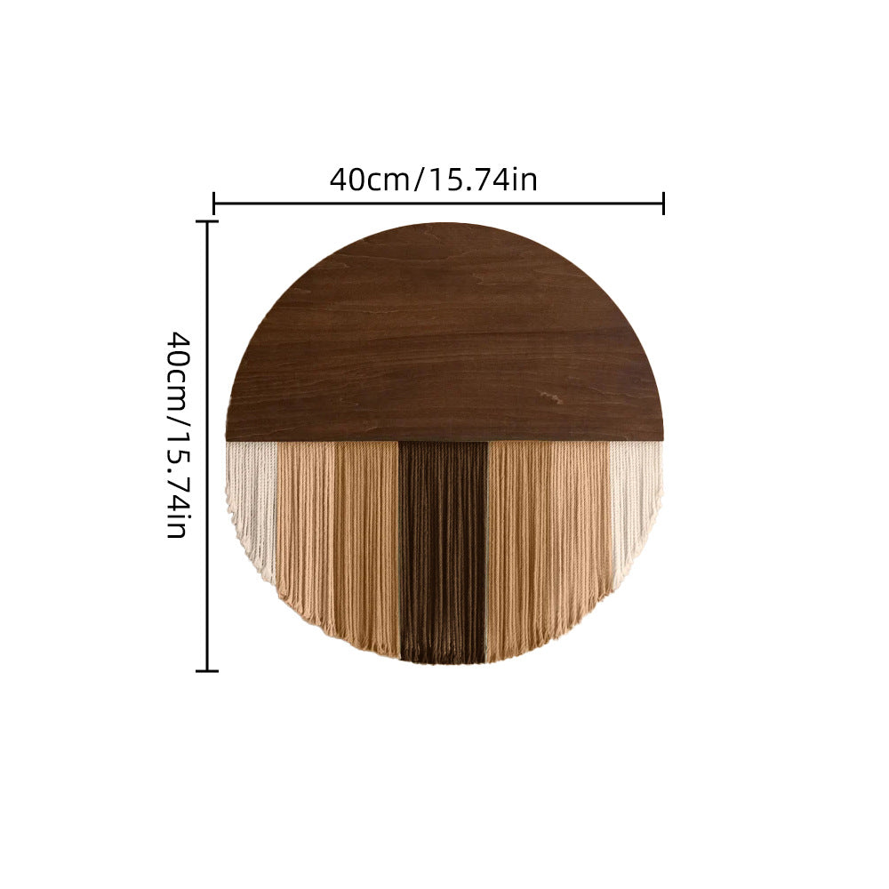 Handcrafted Woven Round Wall Tapestry