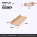Slimline Solid Wood Wall Shelf
