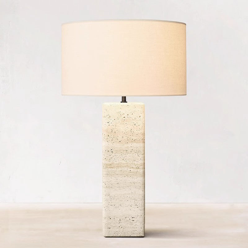 Textured Cave Stone Table Lamp