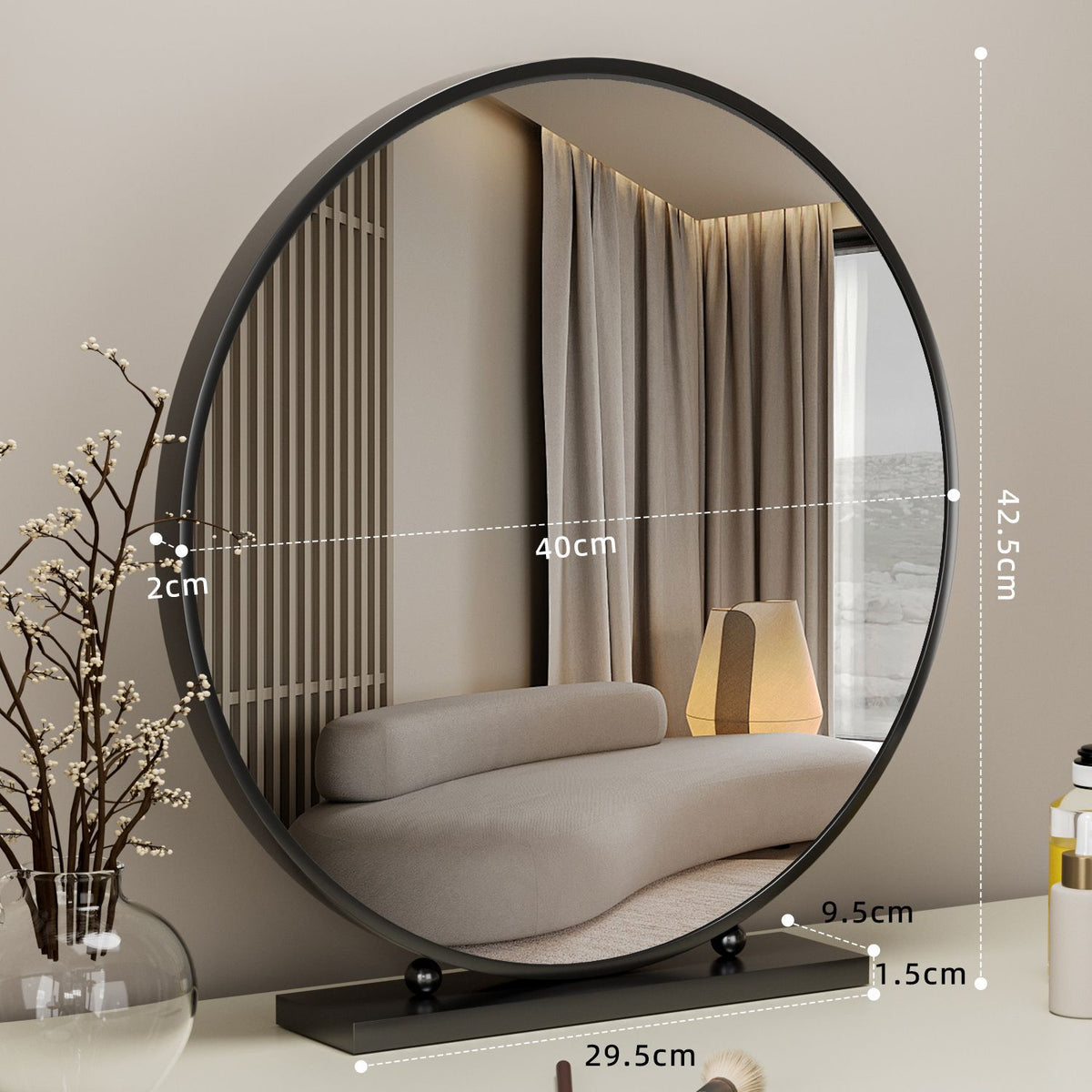 Smart Dimmable LED Vanity Mirror