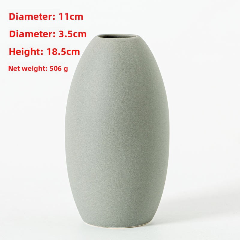 Handmade Morandi Ceramic Vase