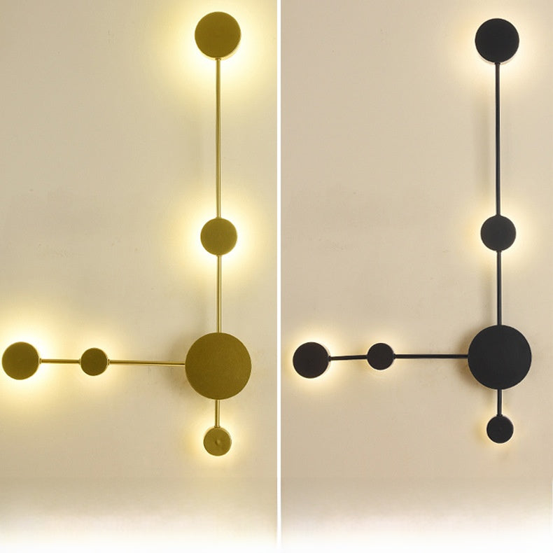 Tall Multi-Head Wall Light