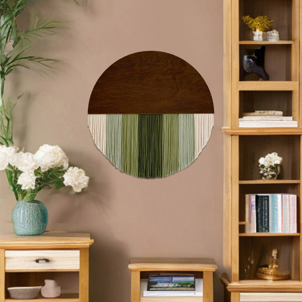 Handcrafted Woven Round Wall Tapestry