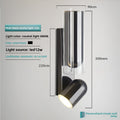 Slim Rotating LED Wall Light