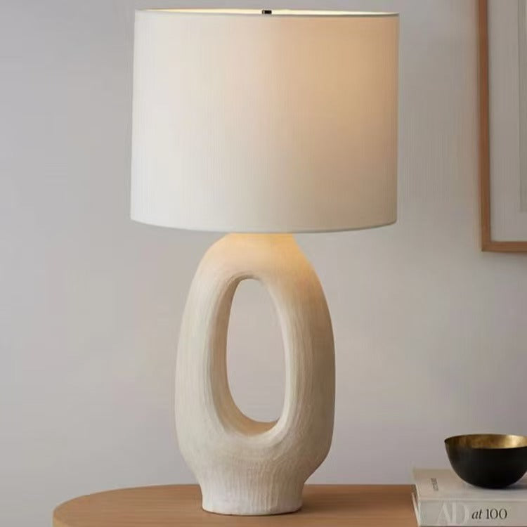 Wabi-Sabi Resin Table Lamp