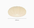 Sculptural Pumpkin LED Ceiling Light