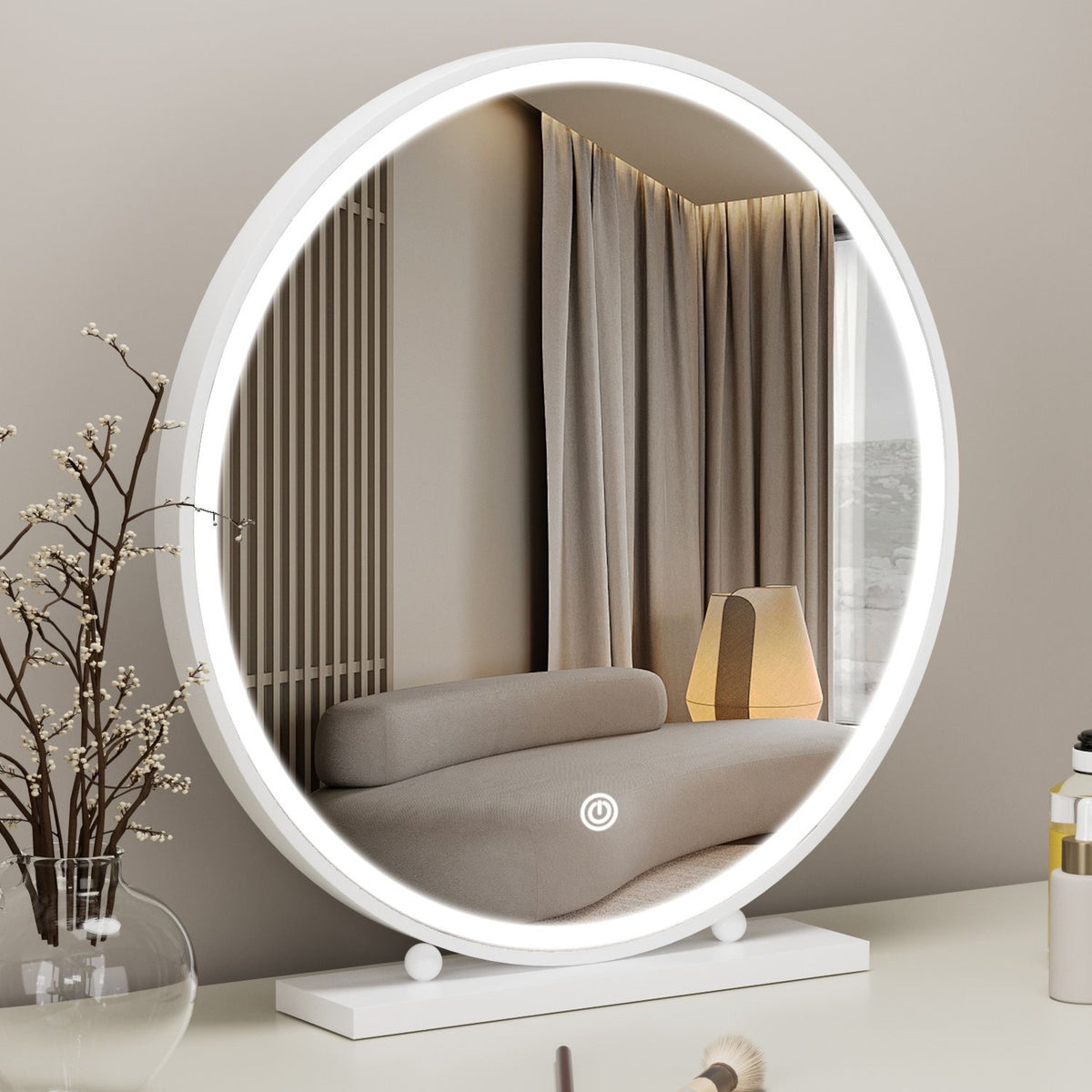 Smart Dimmable LED Vanity Mirror