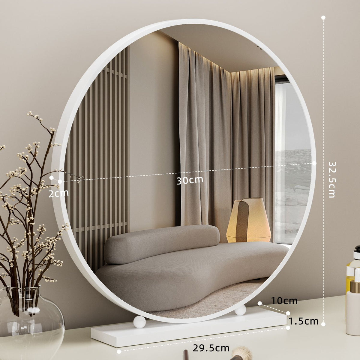 Smart Dimmable LED Vanity Mirror