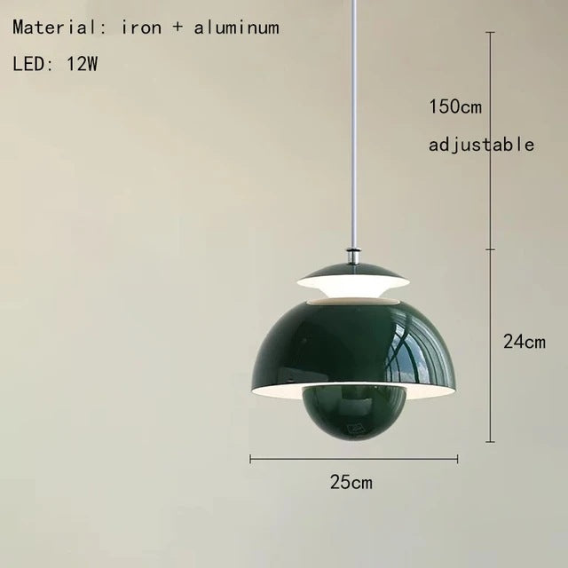 Bauhaus Adjustable Height Pendant Light